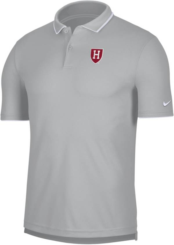 Nike Men's Harvard Crimson Grey UV Collegiate Polo product image