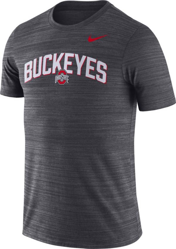 Nike Men's Ohio State Buckeyes Black Dri-FIT Velocity Football T-Shirt product image