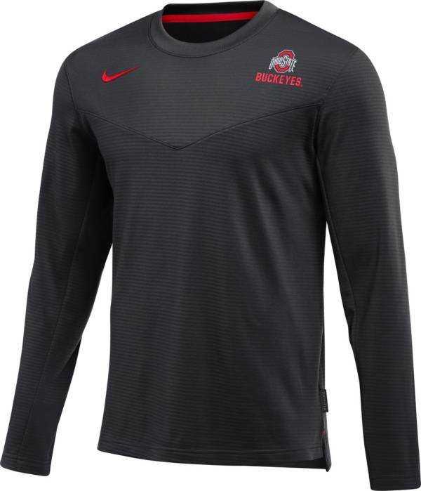 Nike Men's Ohio State Buckeyes Black Dri-FIT Crew Long Sleeve T-Shirt product image