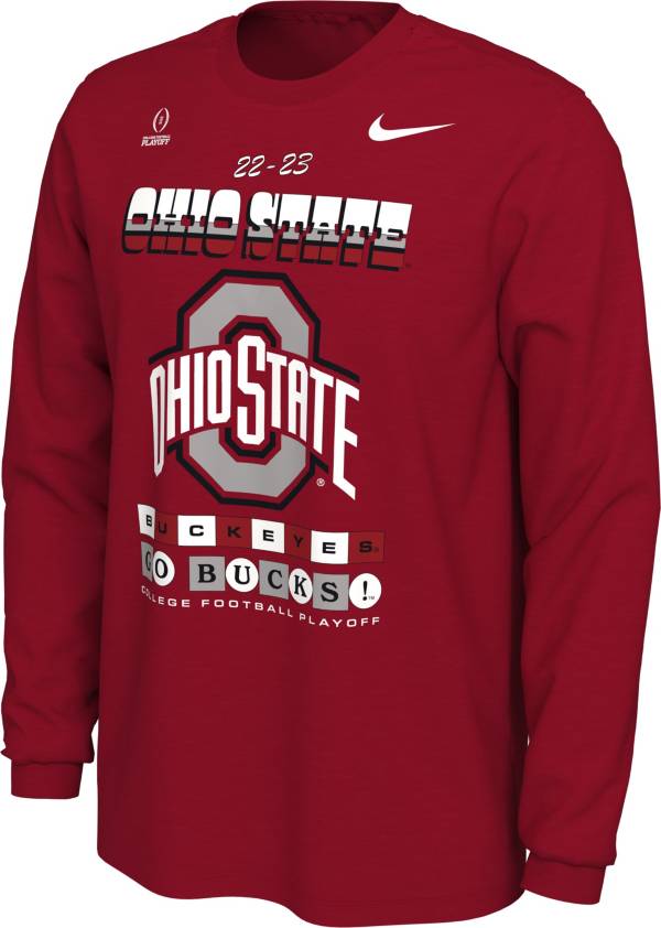 Jordan Men's 2022-23 College Football Playoff Bound Ohio State Buckeyes Local Long Sleeve T-Shirt product image