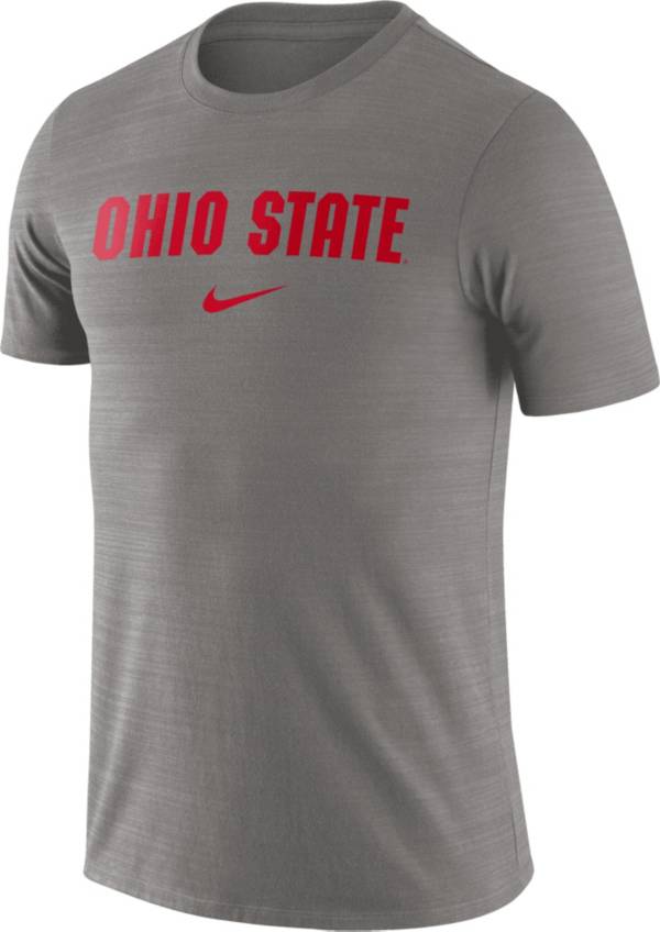 Nike Men's Ohio State Buckeyes Grey Dri-FIT Velocity Legend Team Issue ...