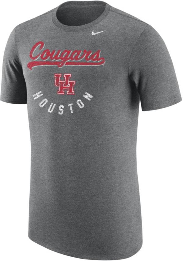Nike Men's Houston Cougars Grey Tri-Blend T-Shirt product image