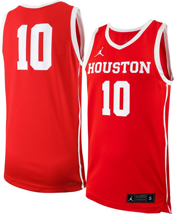 Houston Replica Men's Jordan College Basketball Jersey.