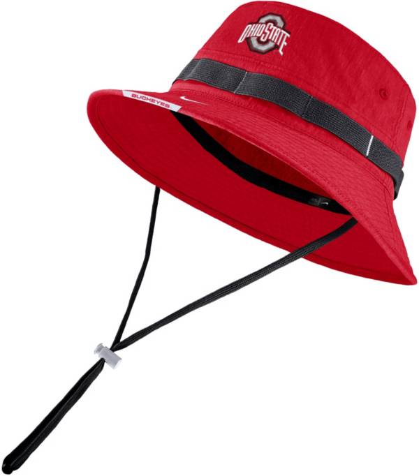 Nike Men's Ohio State Buckeyes Scarlet Dry Football Sideline Bucket Hat product image