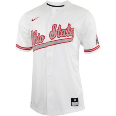 sorry, Nike Men's Ohio State Buckeyes White Full Button Replica Baseball Jersey is currently out of stock