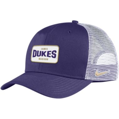 sorry, Nike Men's James Madison Dukes Purple Classic99 Trucker Hat is currently out of stock