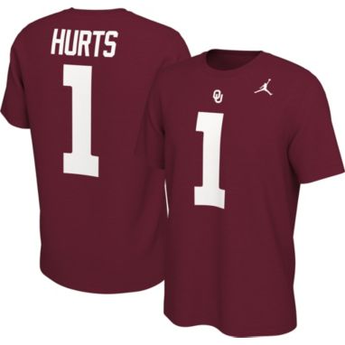 sorry, Jordan Men's Oklahoma Sooners Jalen Hurts #1 Crimson Football Jersey T-Shirt is currently out of stock