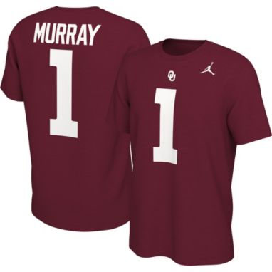 sorry, Jordan Men's Oklahoma Sooners Kyler Murray #1 Crimson Football Jersey T-Shirt is currently out of stock