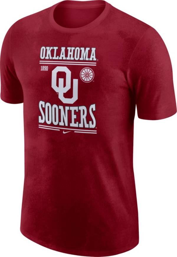 Nike Men's Oklahoma Sooners Crimson NRG Cotton T-Shirt product image