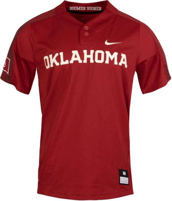 Nike Oklahoma Sooners Crimson Two Button Replica Softball Jersey product image