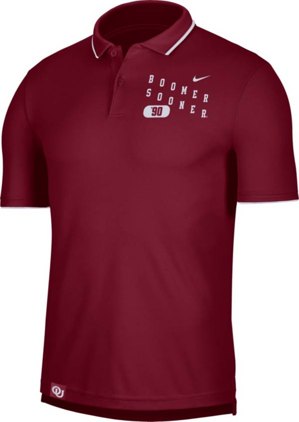 Nike Men's Oklahoma Sooners Crimson UV Collegiate Polo product image