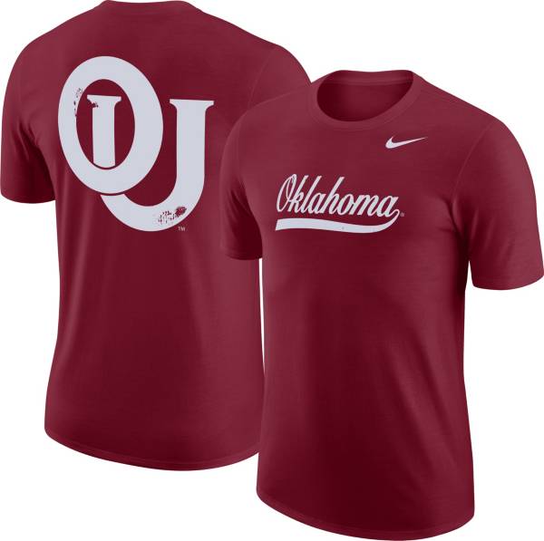 Nike Men's Oklahoma Sooners Crimson Vault Wordmark T-Shirt product image