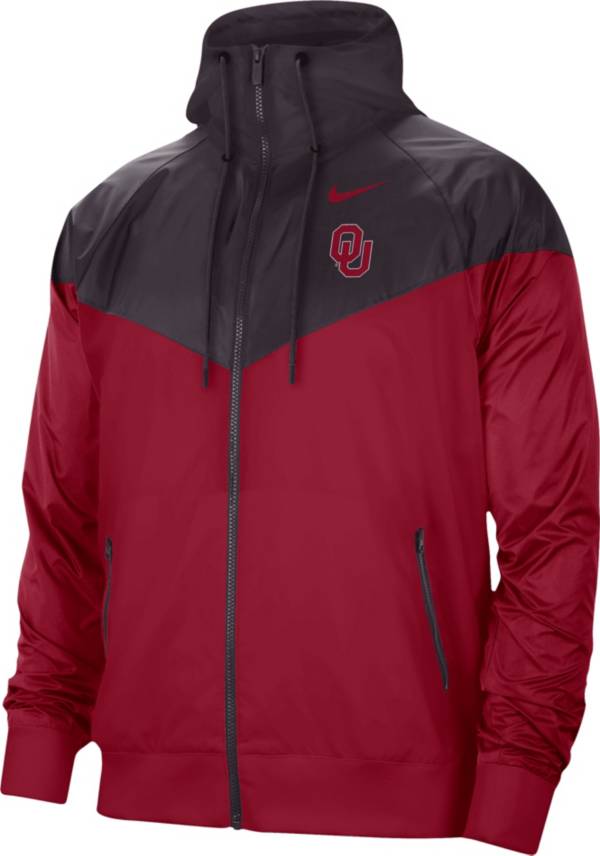 Nike Men's Oklahoma Sooners Crimson Windrunner Jacket product image