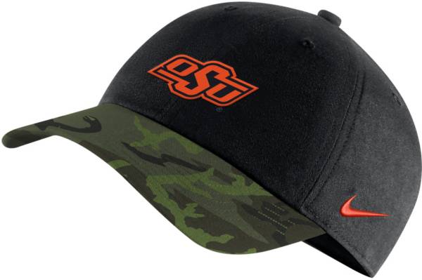 Nike Men's Oklahoma State Cowboys Black/Camo Military Appreciation Legacy91 Adjustable Hat product image