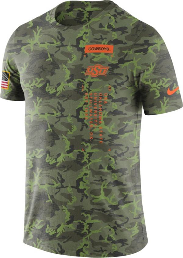 Nike Men's Oklahoma State Cowboys Camo Military Appreciation Dri-FIT T-Shirt product image