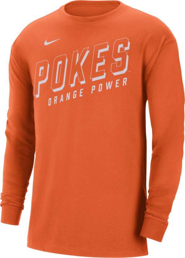 Nike Men's Oklahoma State Cowboys Orange Max90 Orange Power Long Sleeve ...