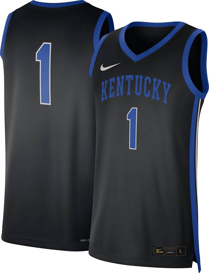 Kentucky Wildcats Football Jersey #1 Mens Size Small Blue