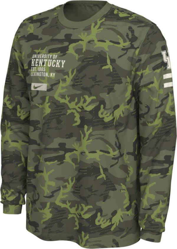 Nike Men's Kentucky Wildcats Camo Military Appreciation Long Sleeve T-Shirt product image