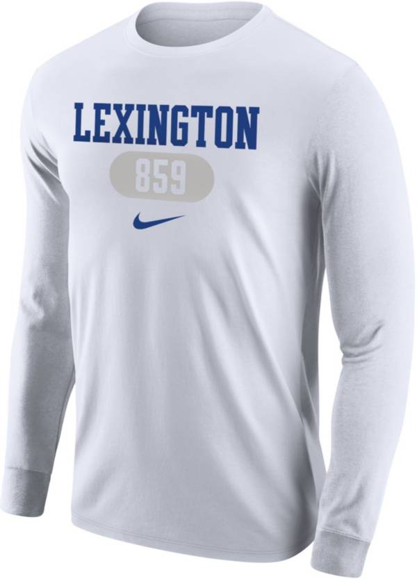 Nike Men's Kentucky Wildcats White Lexington 859 Area Code Long Sleeve T-Shirt product image