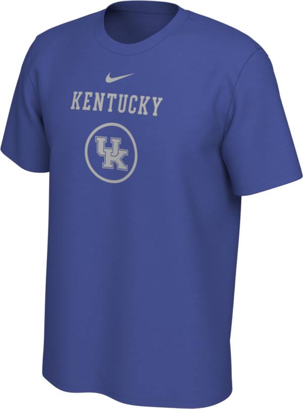 Nike Men's Kentucky Wildcats Blue Dri-FIT Team Issue Basketball T-Shirt product image