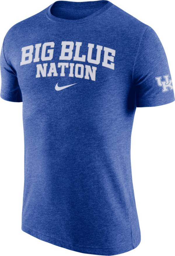 Nike Men's Kentucky Wildcats Blue Big Blue Nation Dri-FIT Tri-Blend T-Shirt product image