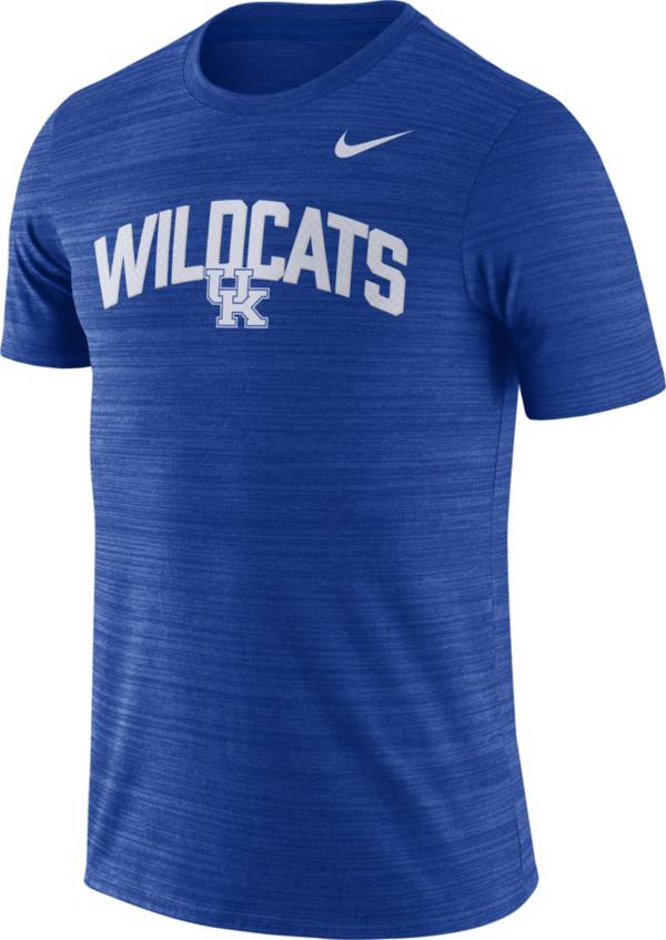 Nike Men's Kentucky Wildcats Blue Dri-FIT Velocity Football T-Shirt product image