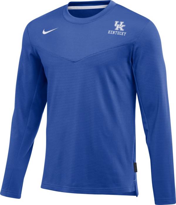 Nike Men's Kentucky Wildcats Blue Dri-FIT Crew Long Sleeve T-Shirt product image