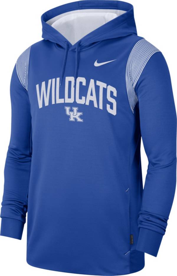 Nike Men's Kentucky Wildcats Blue Therma-FIT Football Sideline Hoodie product image