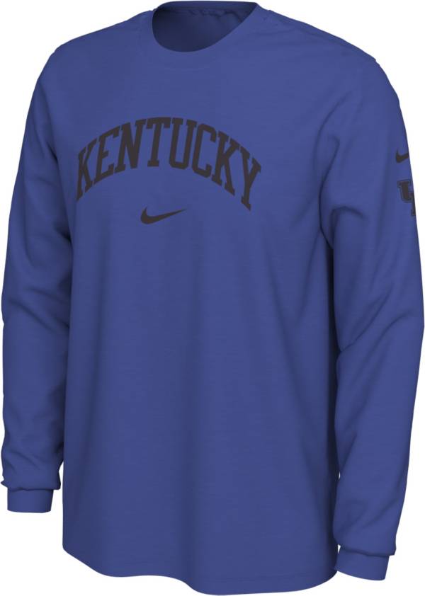Nike Men's Kentucky Wildcats Blue Seasonal Cotton Long Sleeve T-Shirt product image