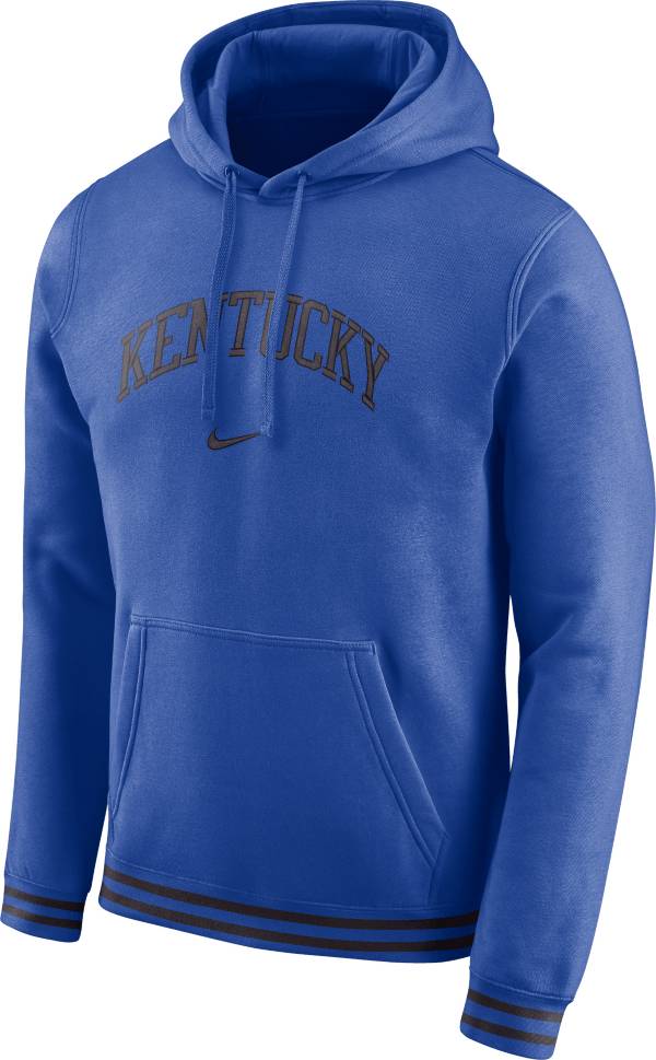 Nike Men's Kentucky Wildcats Blue Retro Fleece Pullover Hoodie product image