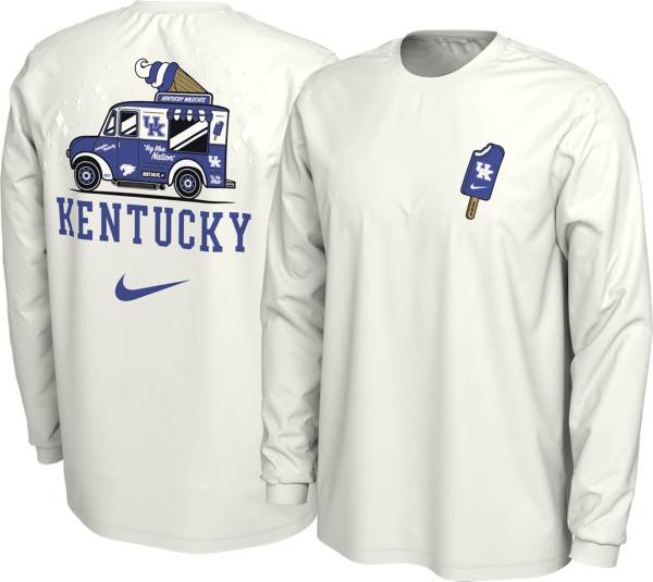 Nike Men's Kentucky Wildcats White Dorm Pack Ice Cream Truck Long Sleeve T-Shirt product image