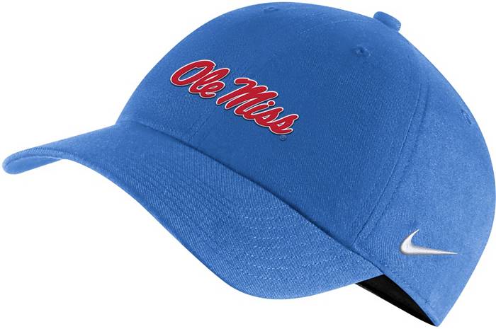 Nike Men's Ole Miss Rebels Blue Campus Adjustable Hat