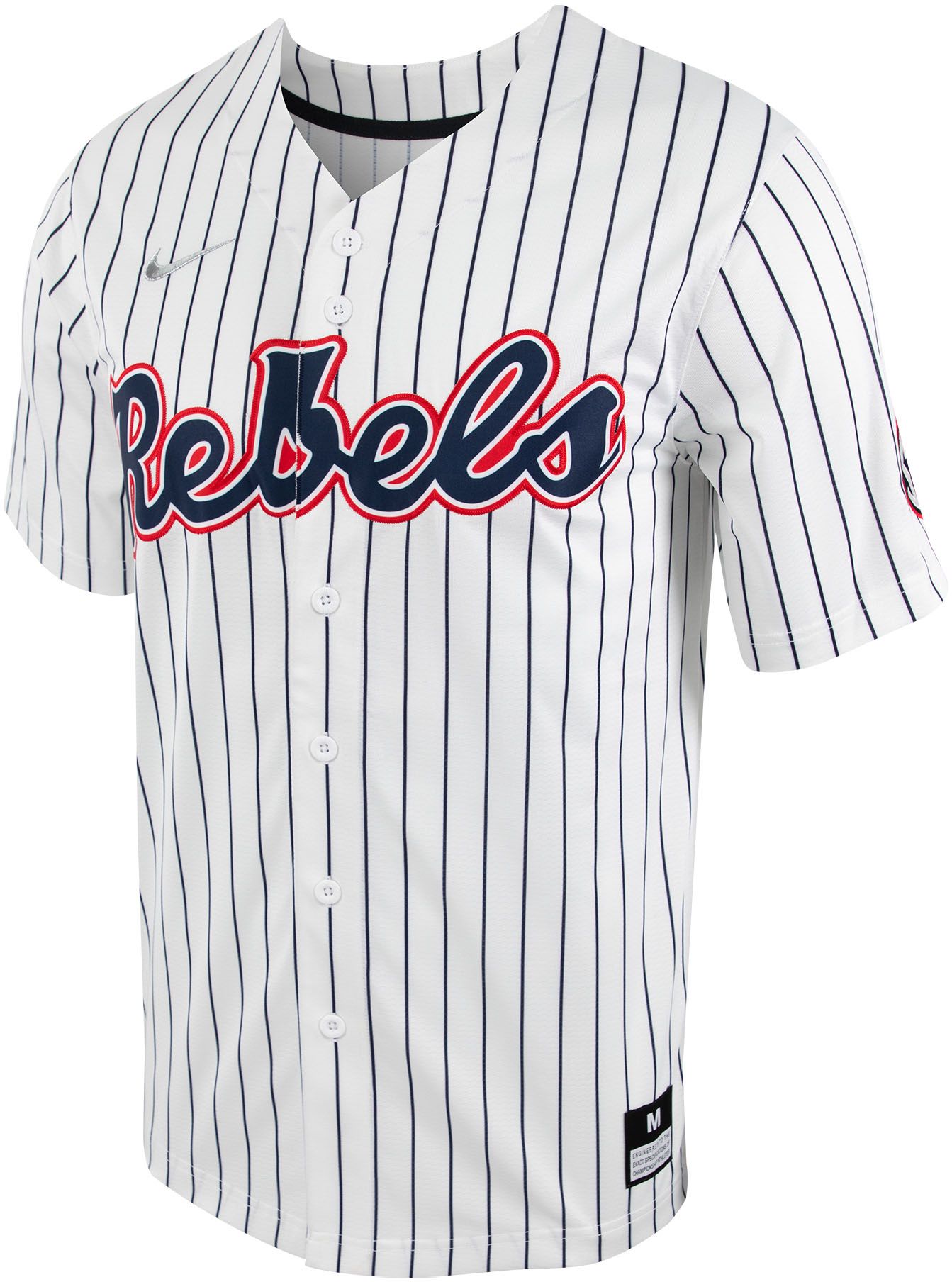 nike ole miss baseball jersey