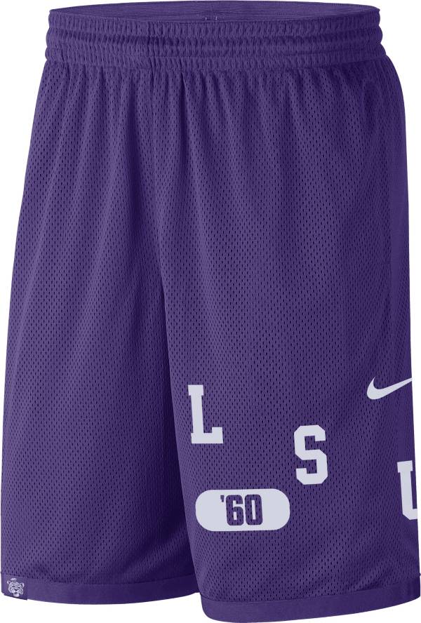 Nike Men's LSU Tigers Purple Dri-FIT Shorts product image