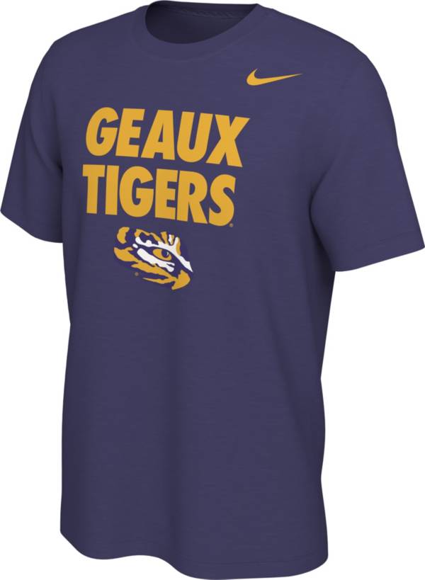 Nike Men's LSU Tigers Purple Geaux Tigers Mantra T-Shirt product image