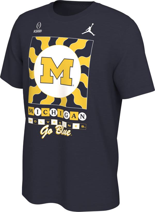 Jordan Men's 2022-23 College Football Playoff Bound Team Issue Michigan Wolverines T-Shirt product image