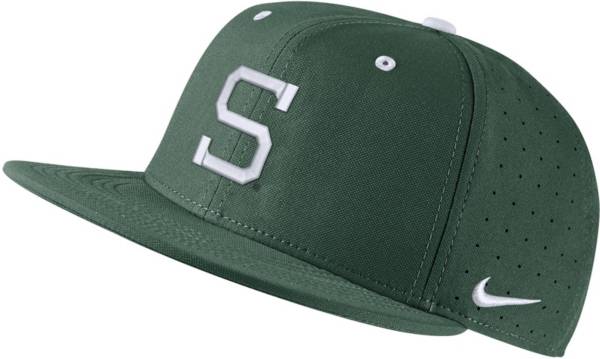 Nike Men's Michigan State Spartans Green Aero True Baseball Fitted Hat product image