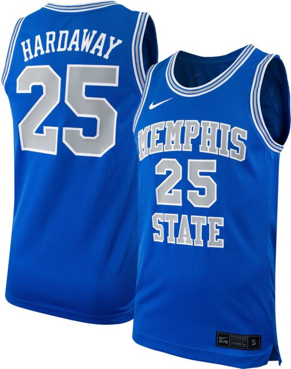 Nike Men's Memphis Tigers Penny Hardaway #25 Blue Replica Basketball Jersey