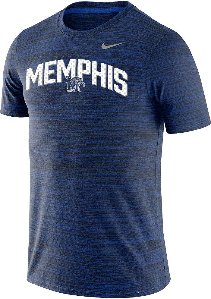 Nike Men's Memphis Tigers GreyGrey Dri-FIT Velocity Football Team Issue  T-Shirt