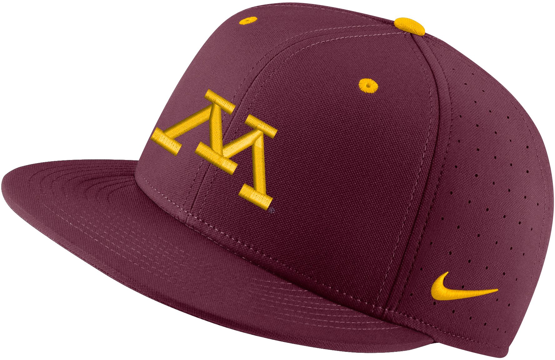 Nike Men's Minnesota Golden Gophers Maroon Aero True Baseball Fitted Hat product image