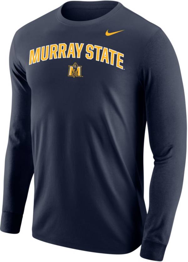 Nike Men's Murray State Racers Navy Blue Core Cotton Long Sleeve T ...