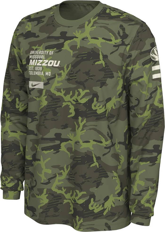 Nike Men's Missouri Tigers Camo Military Appreciation Long Sleeve T-Shirt