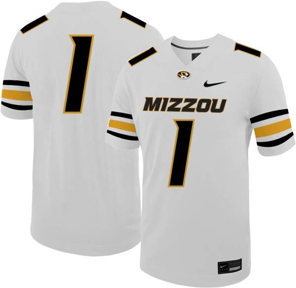 Nike Men's Missouri Tigers #1 White Untouchable Game Football Jersey product image