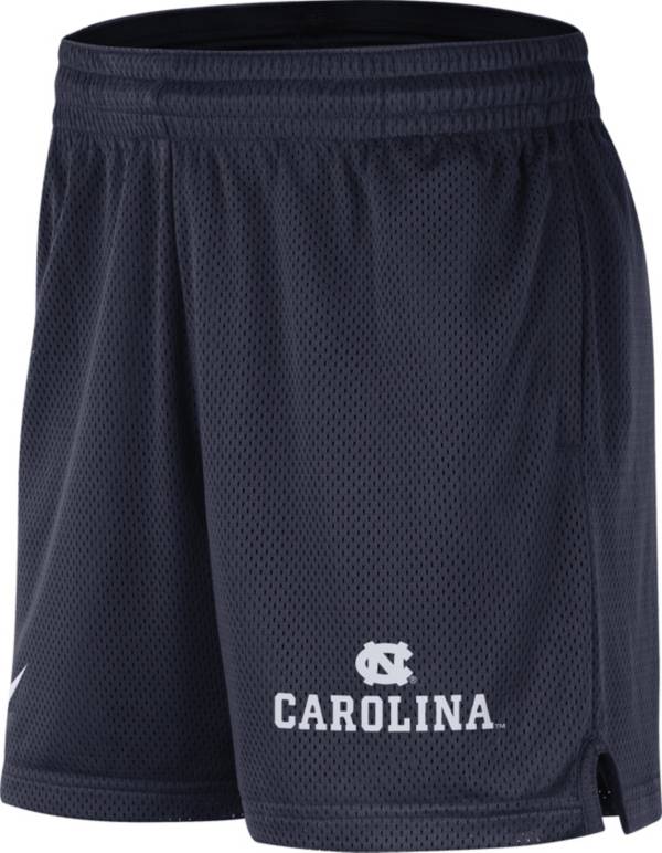 Nike Men's North Carolina Tar Heels Navy Dri-FIT Knit Mesh Shorts product image