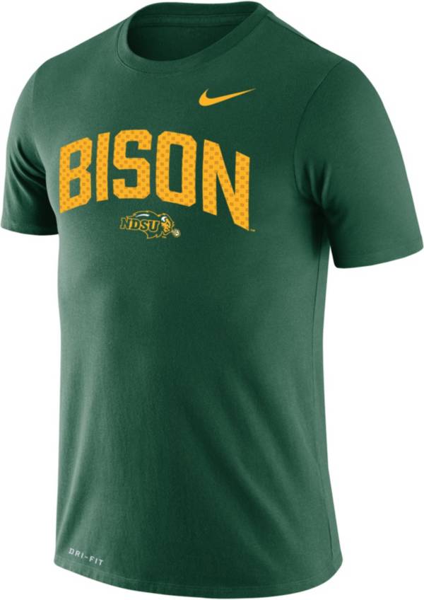 Nike Men's North Dakota State Bison Green Dri-FIT Legend T-Shirt | Dick ...