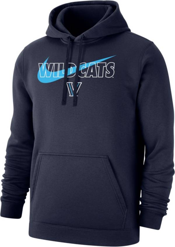 Nike Men's Villanova Wildcats Navy Club Fleece Wordmark Pullover Hoodie product image