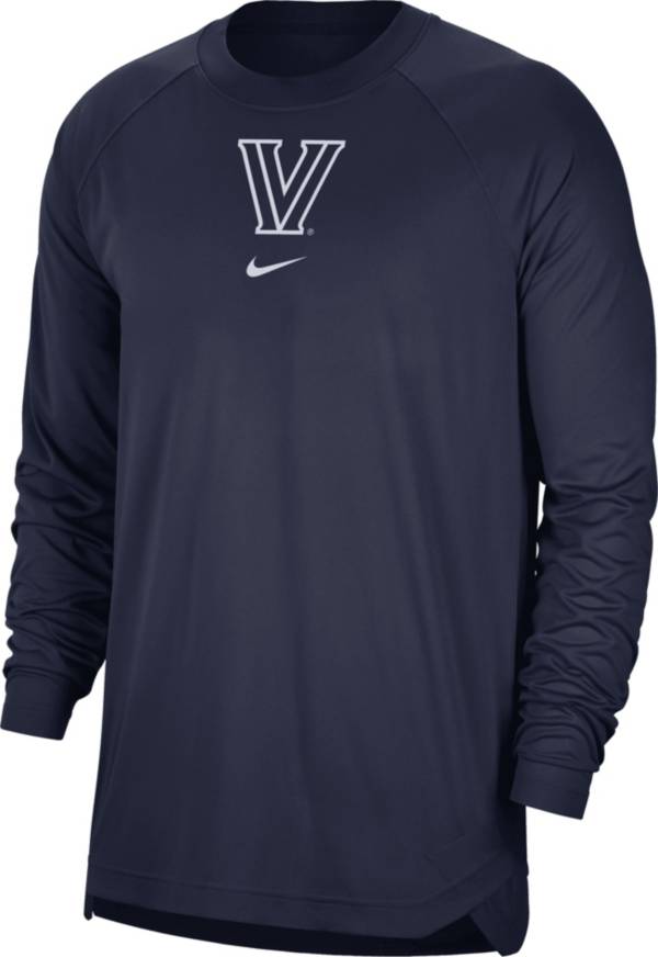 Villanova Wildcats Nike Basketball Drop Legend Long Sleeve Performance  T-Shirt - Navy