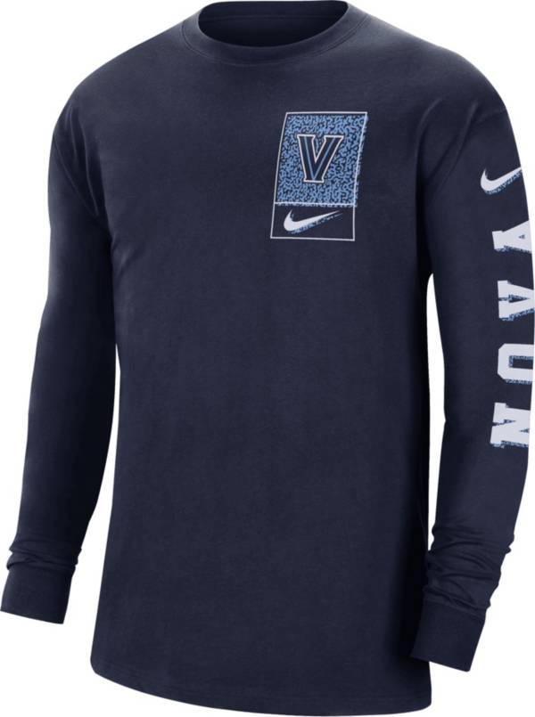 Nike Men's Villanova Wildcats Navy Max90 Long Sleeve T-Shirt product image