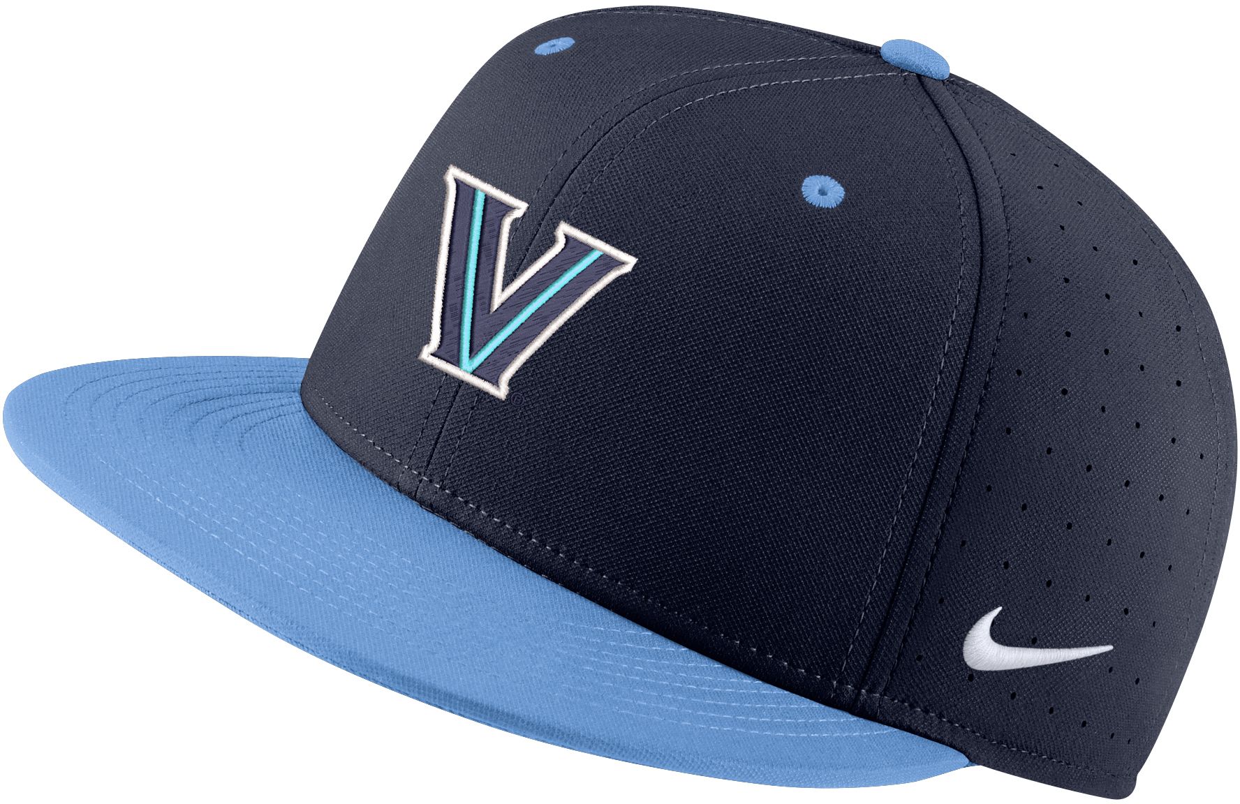 Nike Men's Villanova Wildcats Navy Aero True Baseball Fitted Hat