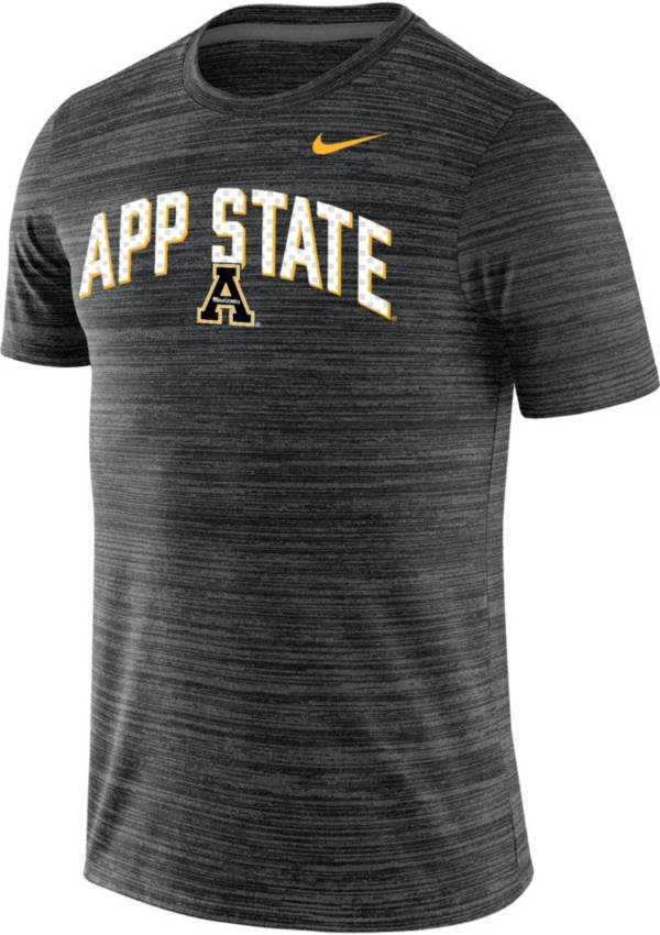 Nike Men's Appalachian State Mountaineers Black Dri-FIT Velocity Legend Football Sideline Team Issue T-Shirt product image